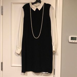 Long selves black dress